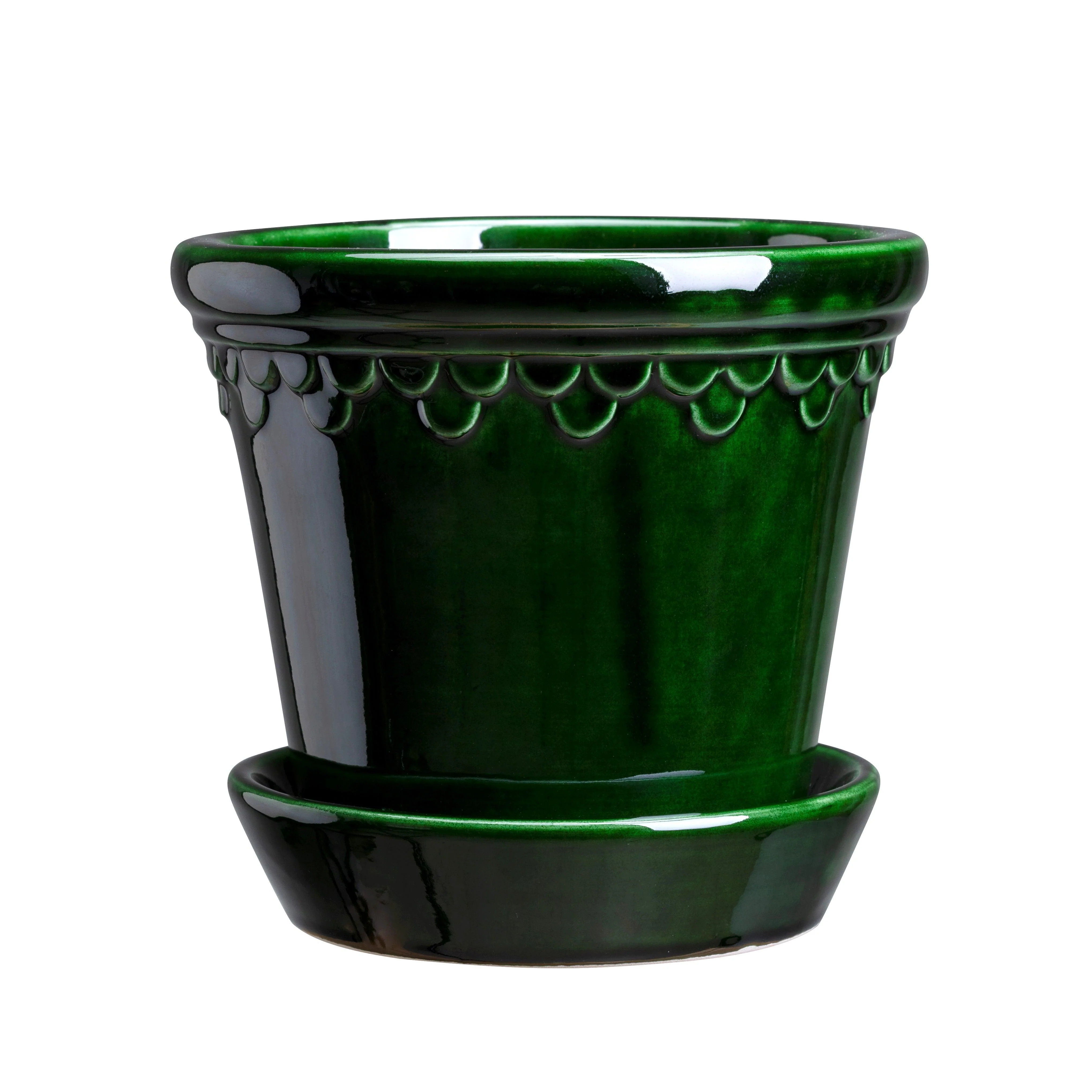 Bergs Potter Emerald Green Glazed Copenhagen Pot - Image 4
