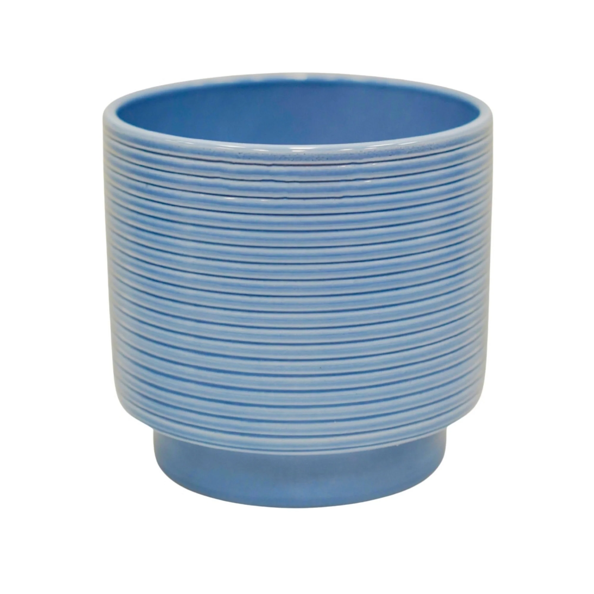 Berlin Blue Ripple Pot