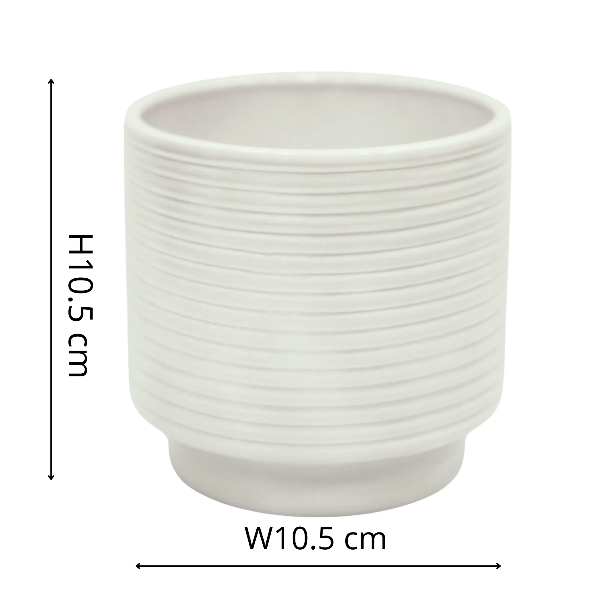 Berlin Cream Ripple Pot - Image 3