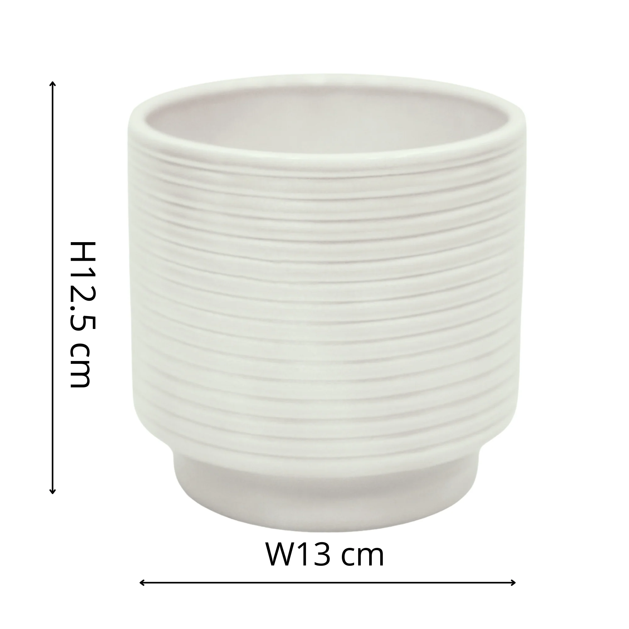 Berlin Cream Ripple Pot - Image 4