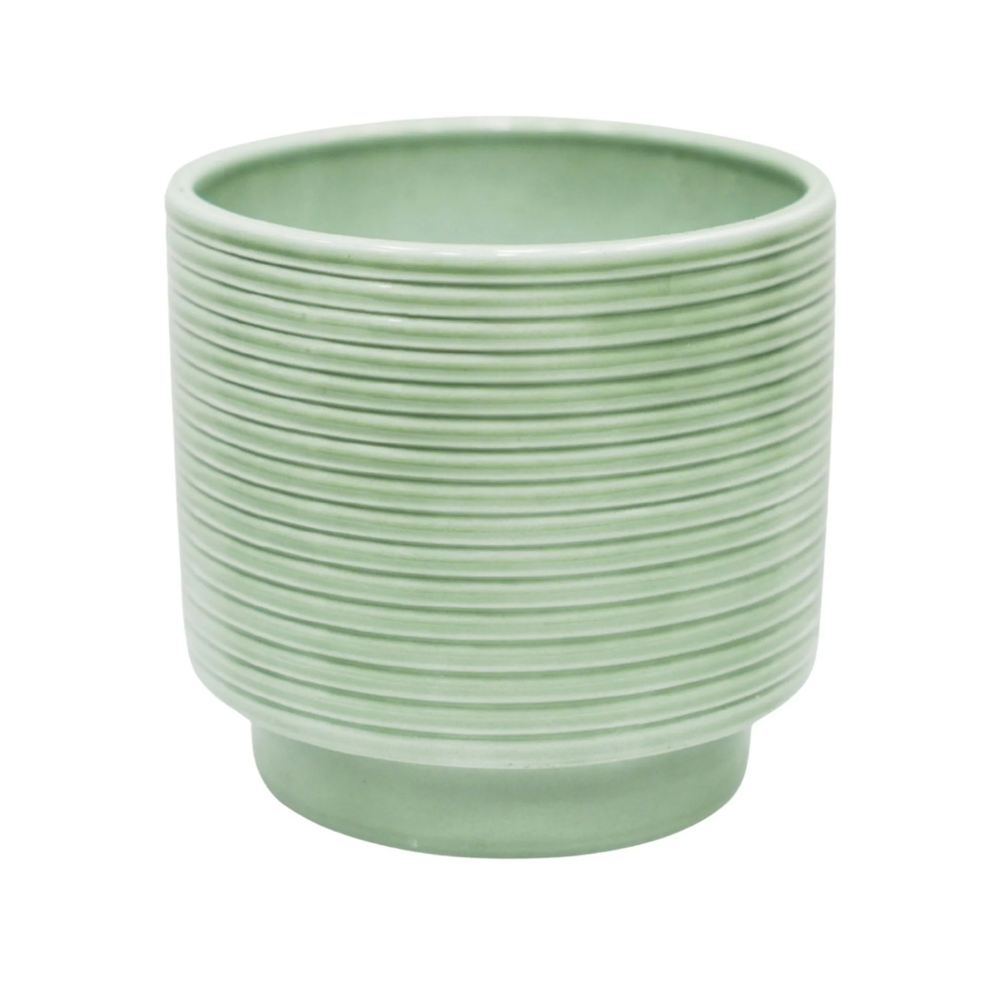 Berlin Green Ripple Pot
