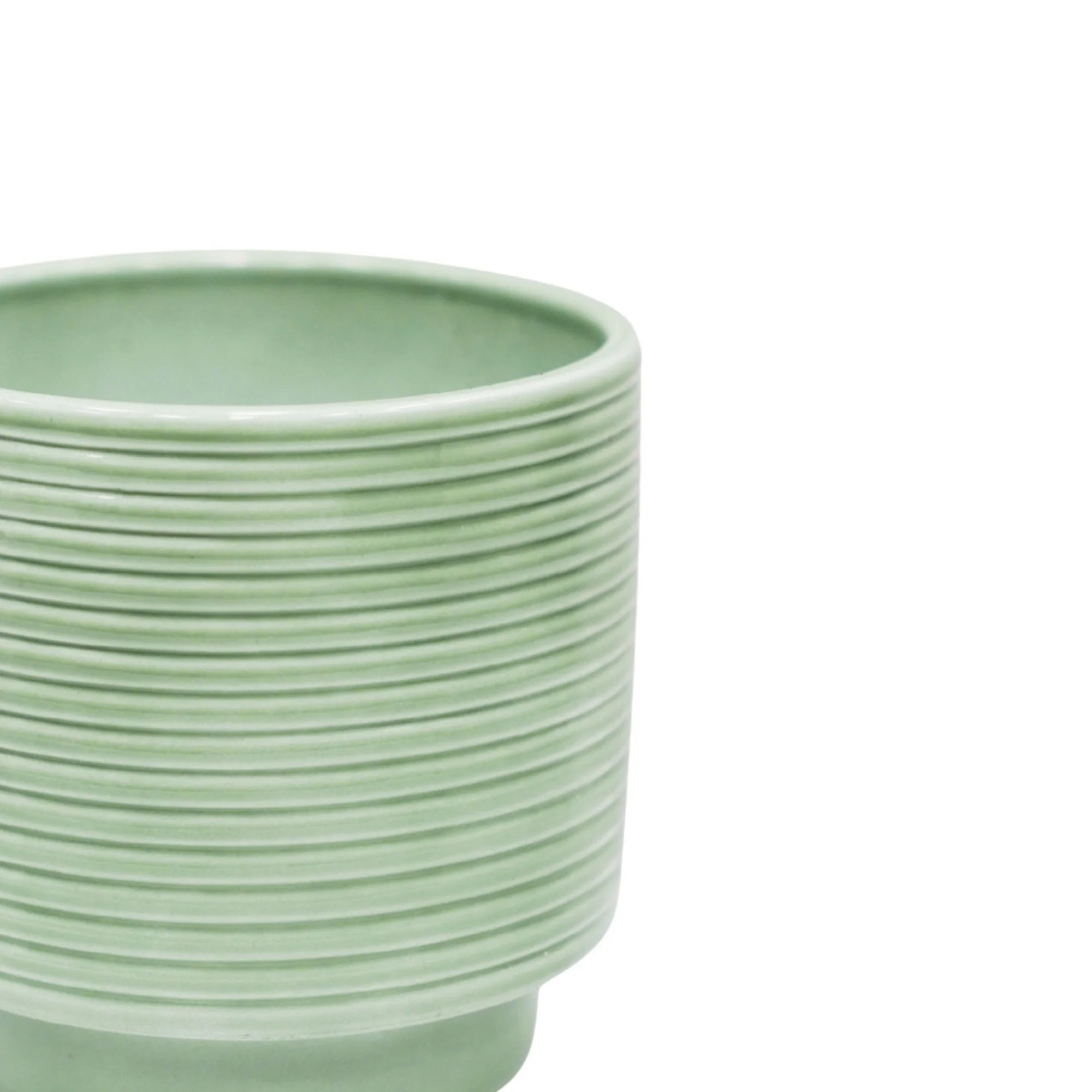Berlin Green Ripple Pot - Image 2