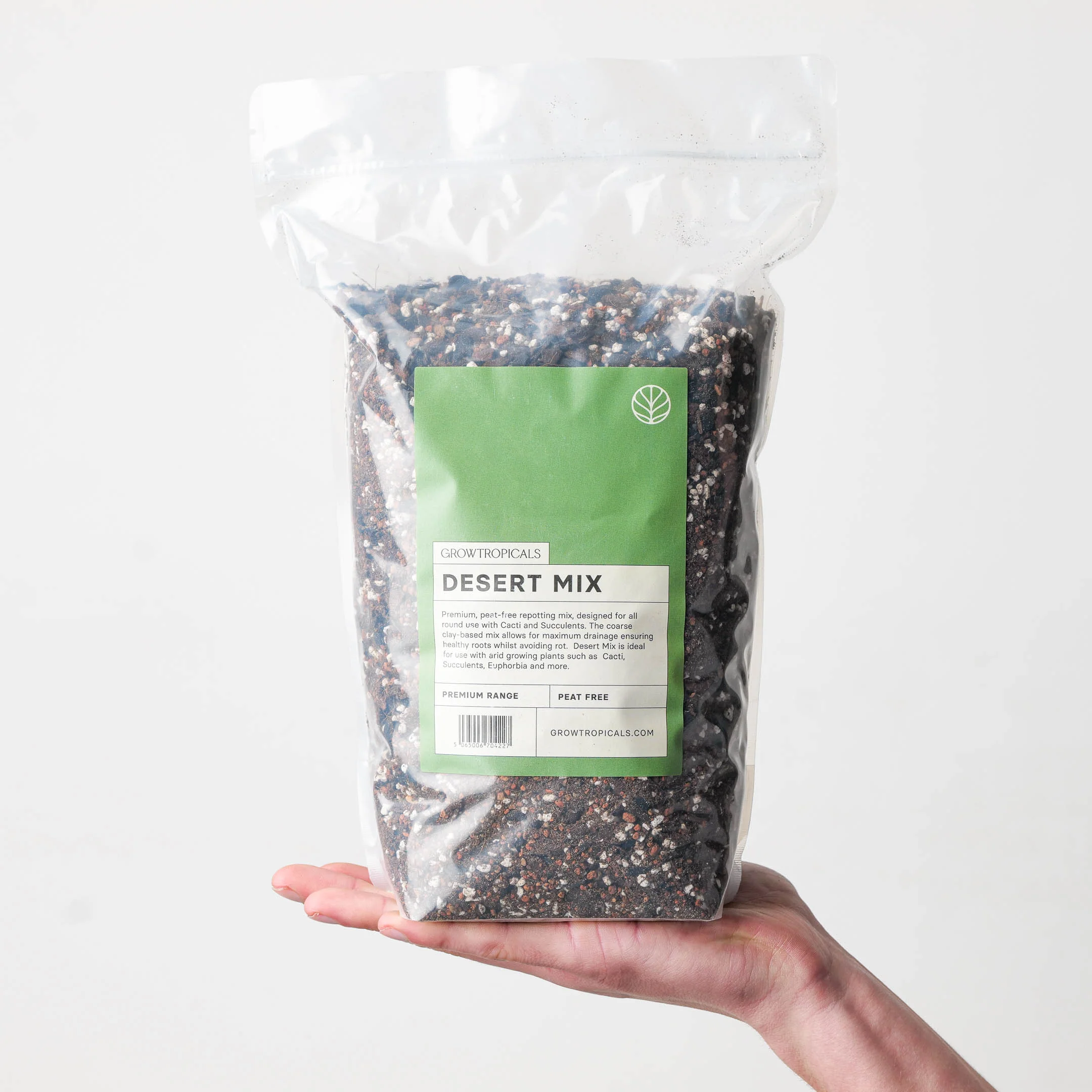 GrowTropicals Desert Mix - Cacti and Succulent Potting Mix