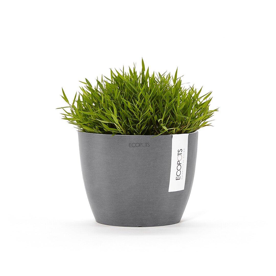 Ecopots Stockholm Recycled Plastic Pot Grey