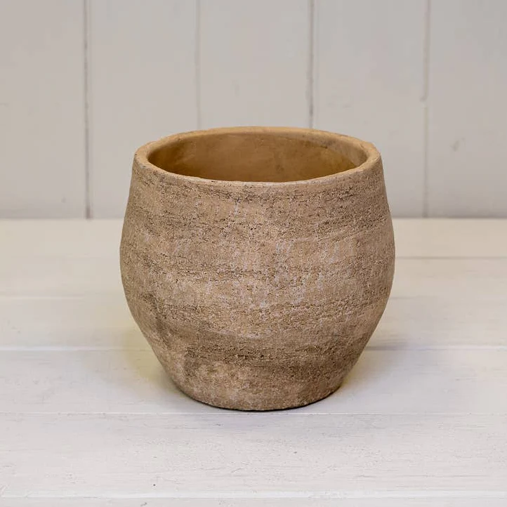 Grey Cement Planter - 13cm