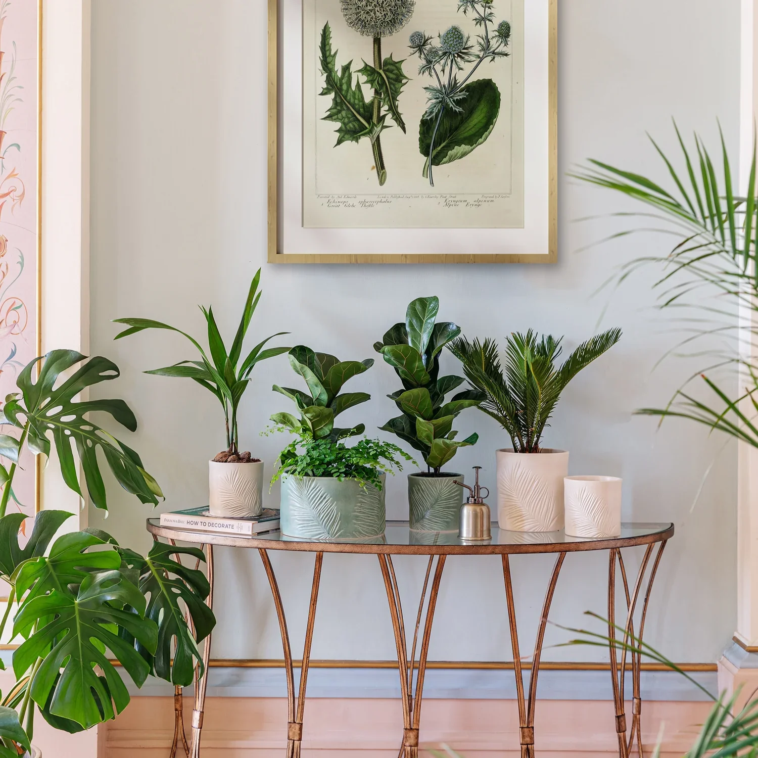 Kew Stoneware Green Sago Palm Planter - Image 4