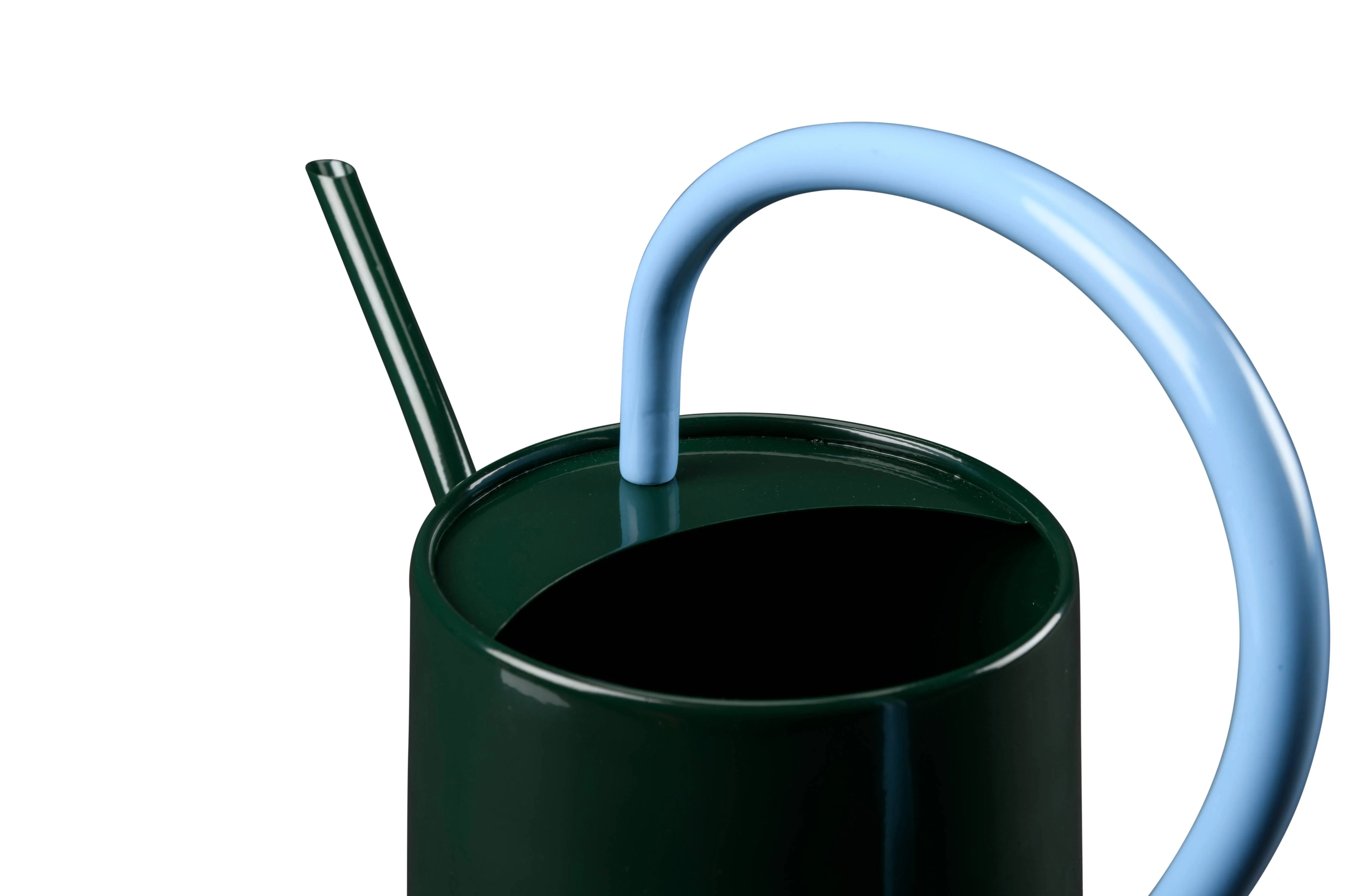 Dark Green Scalloped Indoor Watering Can - Image 3