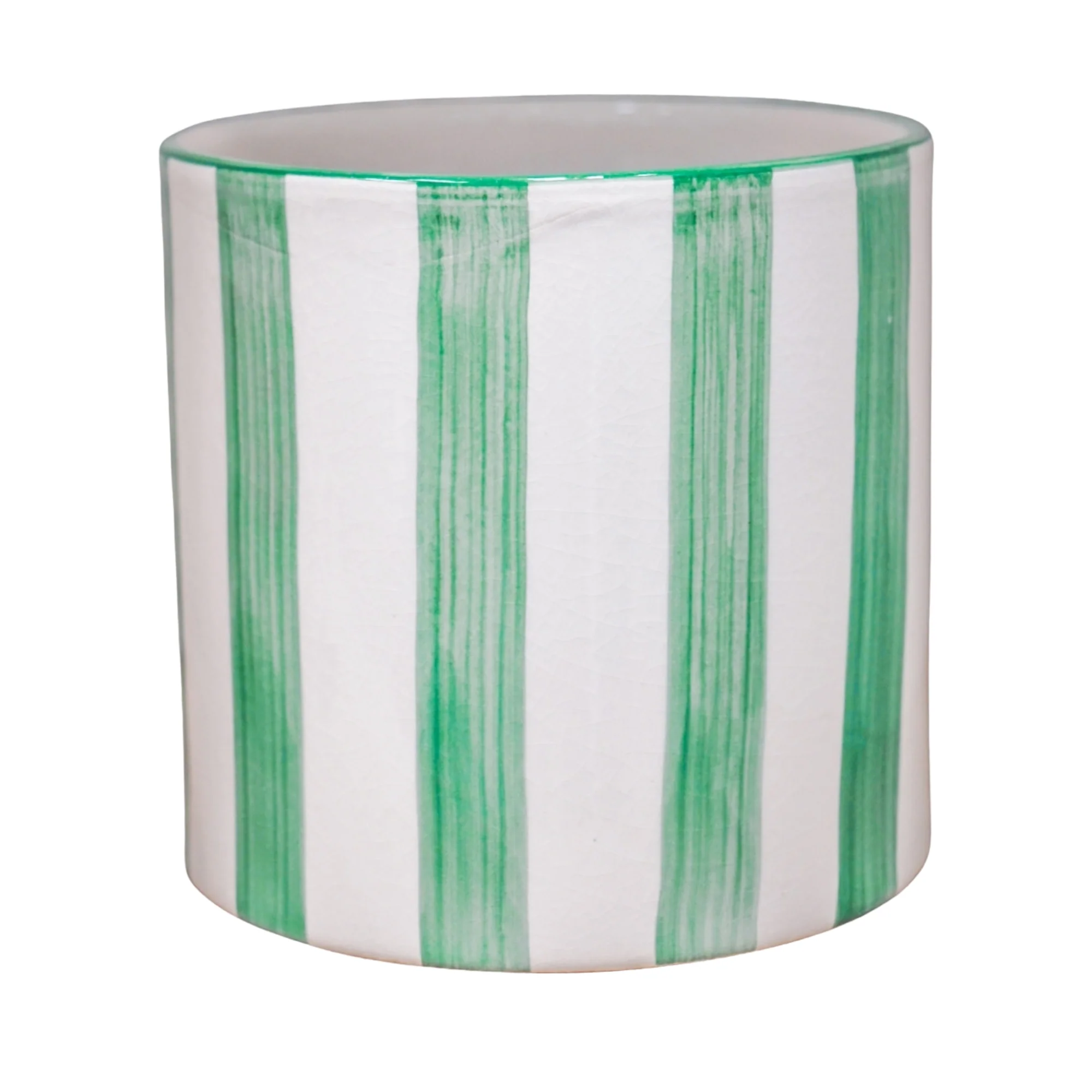 Paros Green Stripe Pot