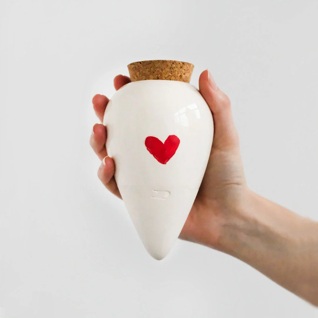 Pepin Self Watering Olla Heart