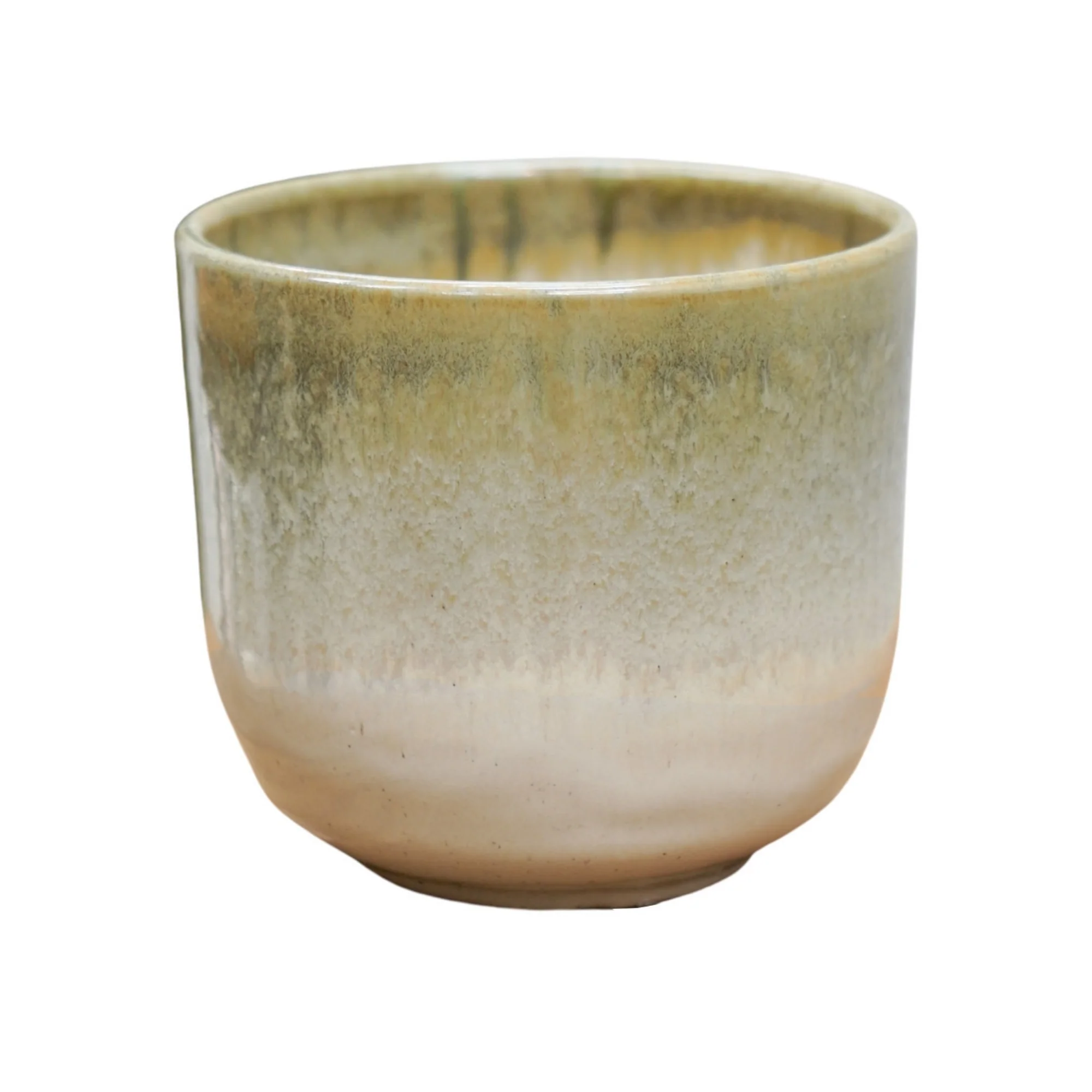 Rowe Two Tone Olive Reactive Planter