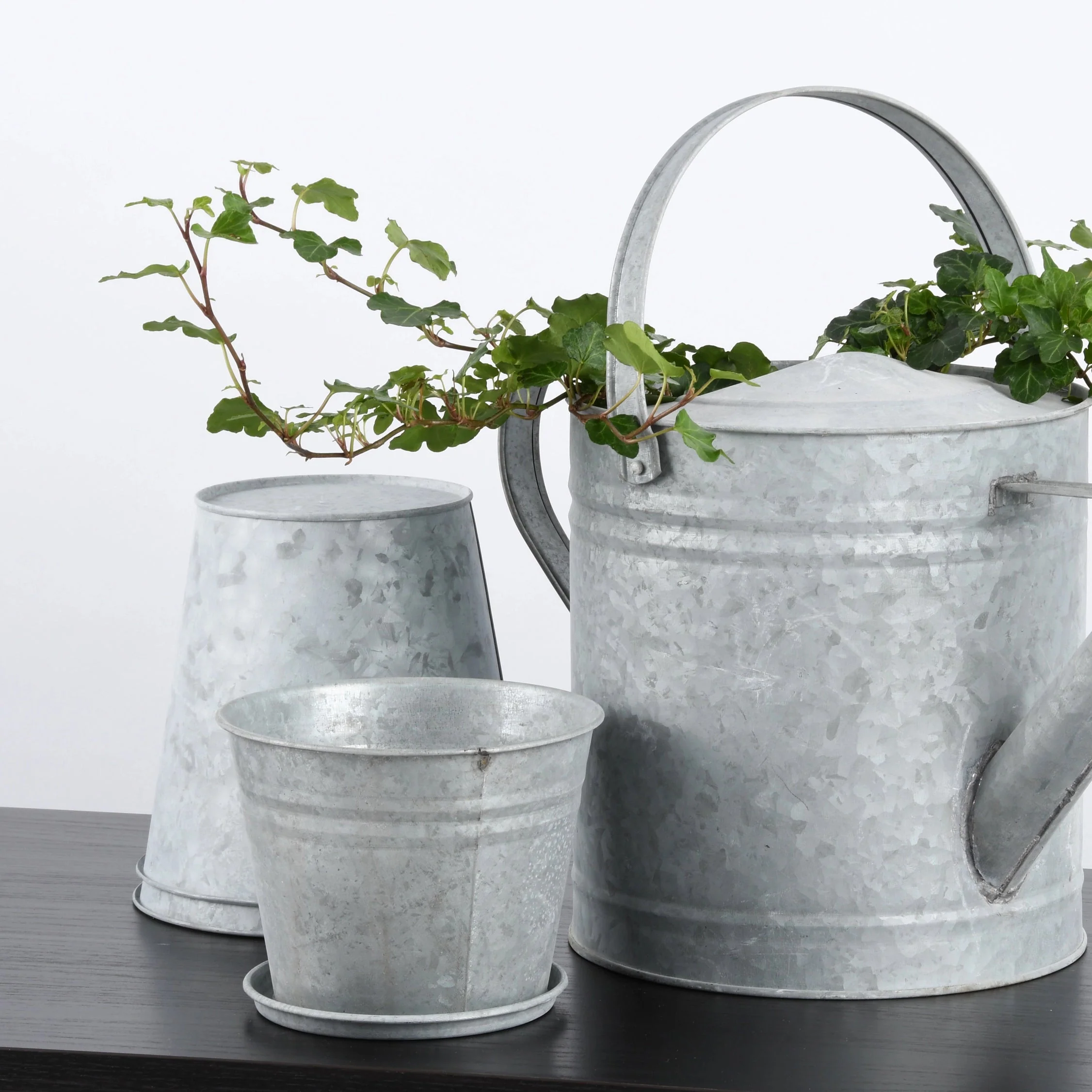 Rustic Zinc Plant Pot