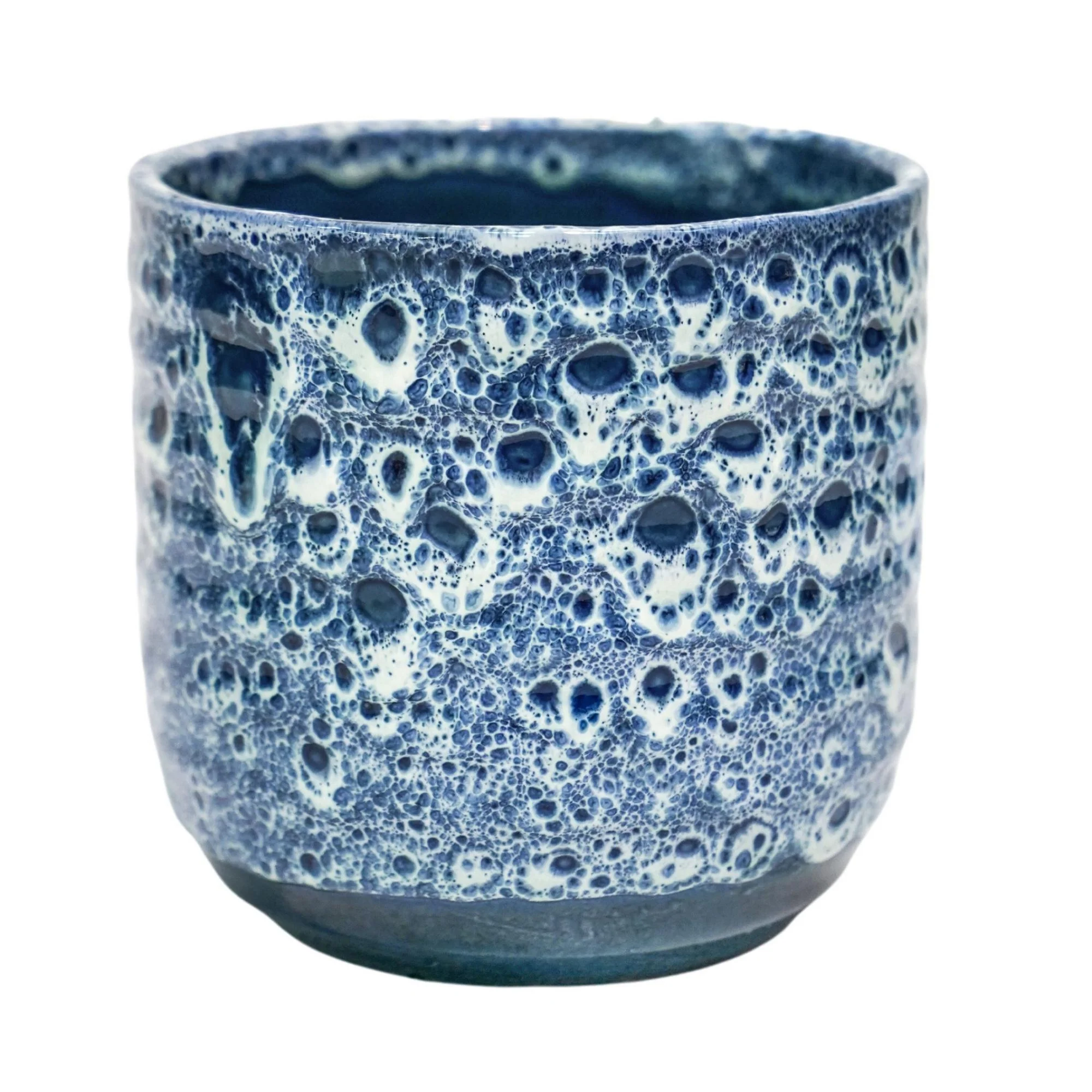 Sapphire Reactive Glaze Pot